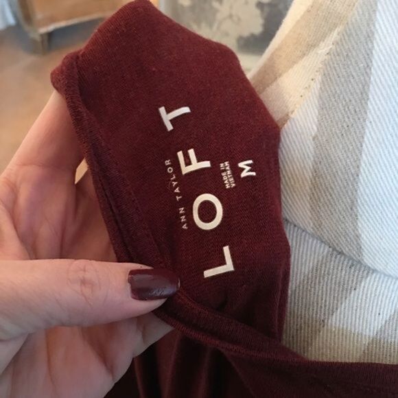 Cranberry Loft Top  - Picture 2 of 3